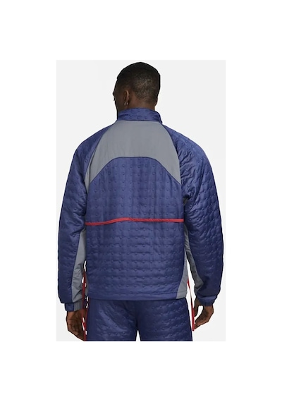 Nike Air Jordan Clot Woven Full Zip Ceket Lacivert Kırmızı Dj9742-414 Mavi