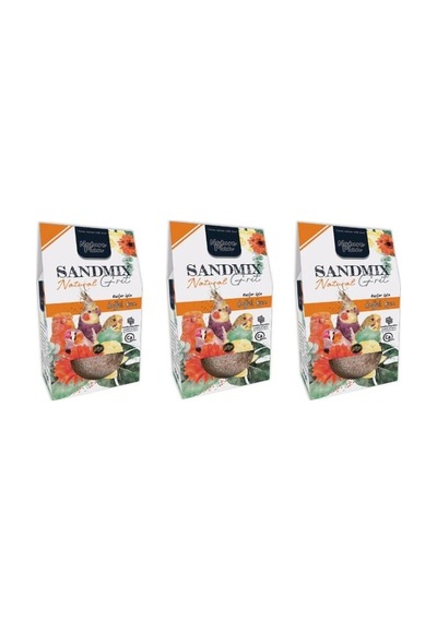 Nature Plan Sandmix Grit Natural Kuş Kumu 3 x 250 G