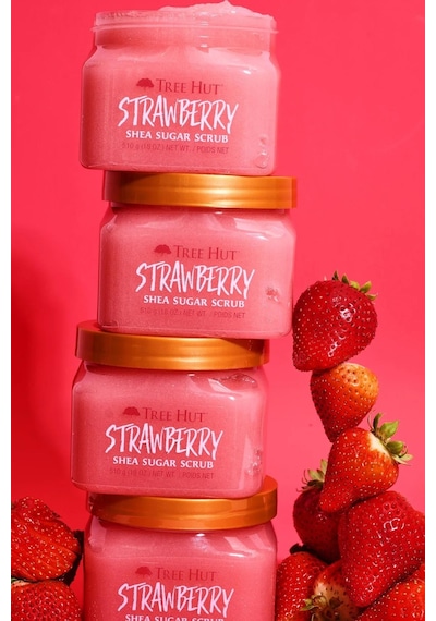 Tree Hut Strawberry Shea Sugar Vücut Peeling 510 G