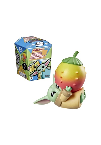 Grogu Snack Attack 1.5-ınch Mystery Figure, Mini Food Theme Toys, Series 1, Surprise Toys For Boys & Girls Ages 4+