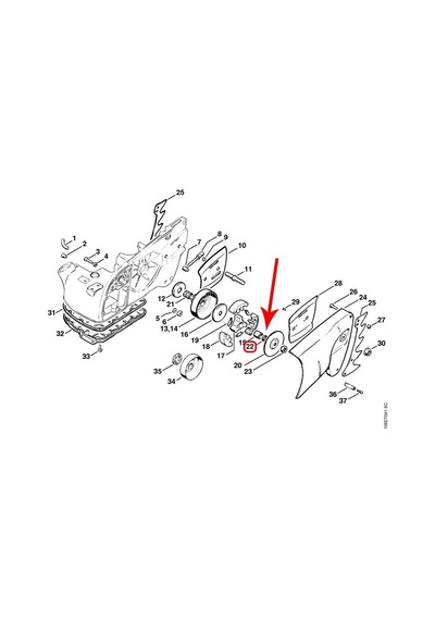 Stihl 0000-961-1200 Balata Halkası - Stihl 070. 090. Ms720
