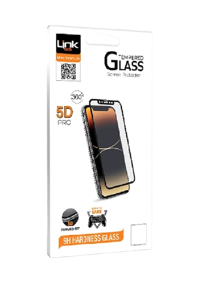 Linktech Apple Uyumlu iPhone 12 Pro Max Temperli 5d Pro Cam Ekran Koruyucu