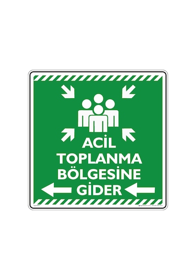 Acil Toplanma Bölgesine Gider Sol Ok