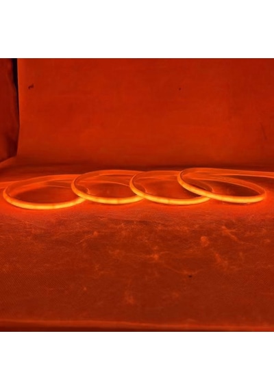 Yüksek Lümenli Neon Şerit Led 100 Metre 220v 6x10 Mm Renk Seçimi-Metre Seçimi Kırmızı-100 Metre