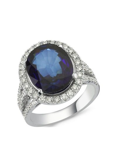 Nadias Jewellery Safir Ve Pırlanta Yüzük