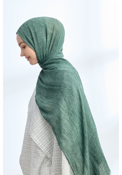 Armanda Organic Touch Ketens Viskoz Şal- 3601 Çam Yeşili