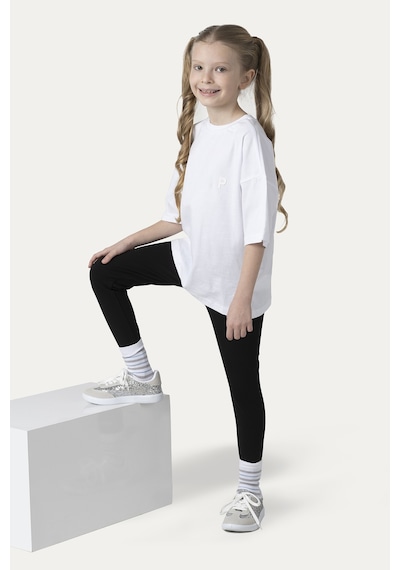 Unisex Çocuk Kısa Kollu Beyaz Tişört Çok Renkli 9931BK05001
