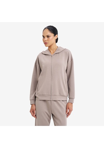 Lescon Vizon Kadın Fermuarlı Kapüşonlu Sweatshirt 26s-2221-26n