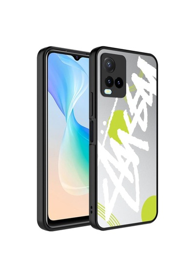 Vivo Y32 Kılıf Aynalı Desenli Kamera Korumalı Parlak Mirror Kapak
