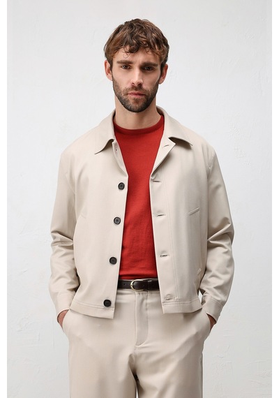 Antioch Relaxed Fit Baharlık Erkek Mont Bej
