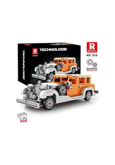 Reobrix Creator 810 Rolls Royce Phantom Iı Saloon Car Spor Araba Yaratıcı Yapı Blok Seti Building Blocks - 304 Parça
