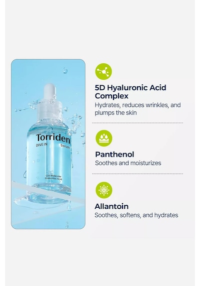 Torriden Dive In Düşük Moleküler Hyaluronik Asit Nemlendirici Serum 50ml