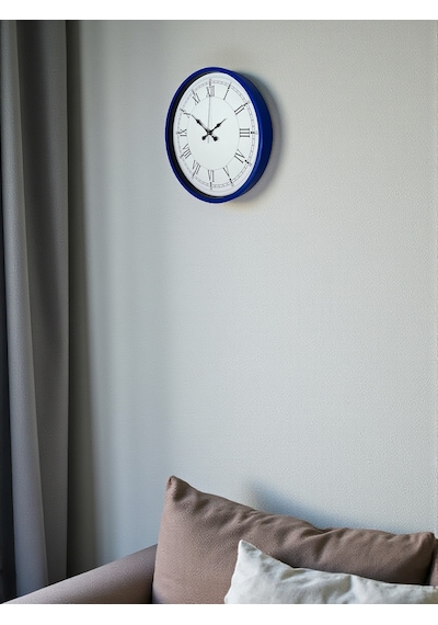 36 Cm Lacivert Roma Rakamlı Duvar Saati Diğer 88469204