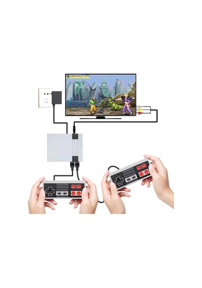 Mini Game Anniversary Edition 620 Oyunlu 2 Kollu TV Oyun Konsolu (İthalatçı Garantili)