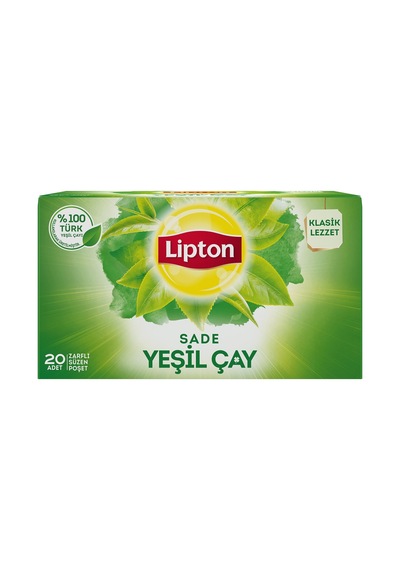 Lipton Yeşil Çay Bardak Poşet 20'li 30 G - 8 Adet Tarı