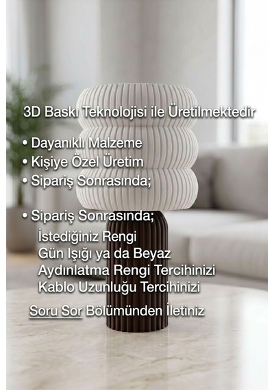 Soho Model - Led Abajur - Masa Lambası - Usb 5v İle Çalışır - Slim Led Aydınlatması Dahildir - Dekoratif Lamba - Renk Seçenekli Çok Renkli