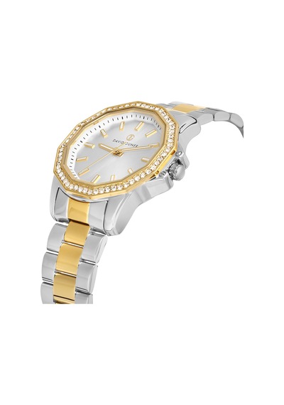 David Guner Dg-8758la-d1 Gold - Gri Kadın Kol Saati