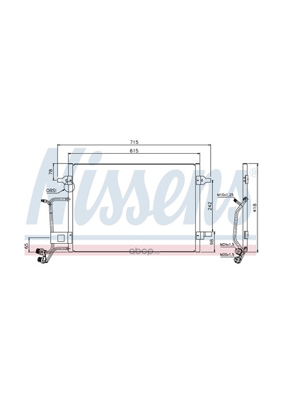 Nıssens 94594 Radyatör Klıma Vw Pst-as