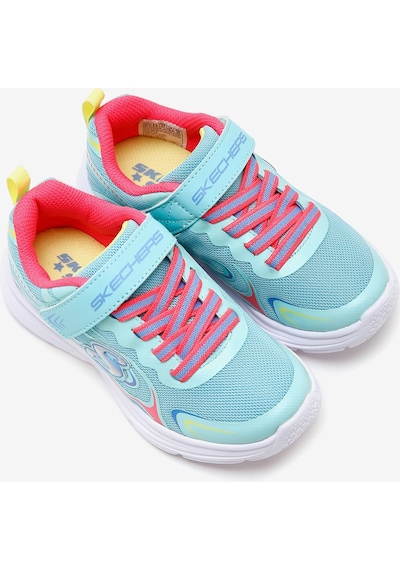 Skechers Wavy Lites - Eureka Shine Büyük Kız Çocuk Mavi Spor Ayakkabı 303520l Aqmt Mavi