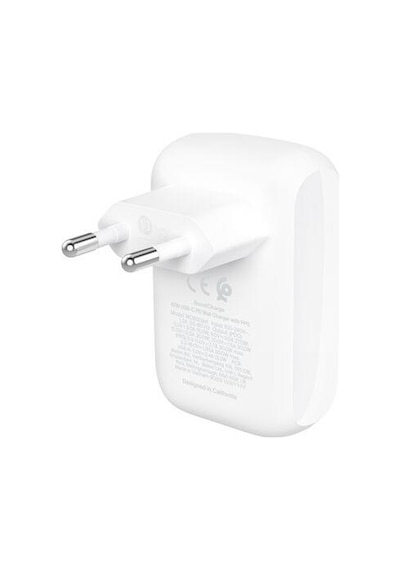 Belkin Wcb009vfwh Boostcharge 42w Çift Port Usb-c + Usb-a Hızlı Şarj Adaptörü - Beyaz