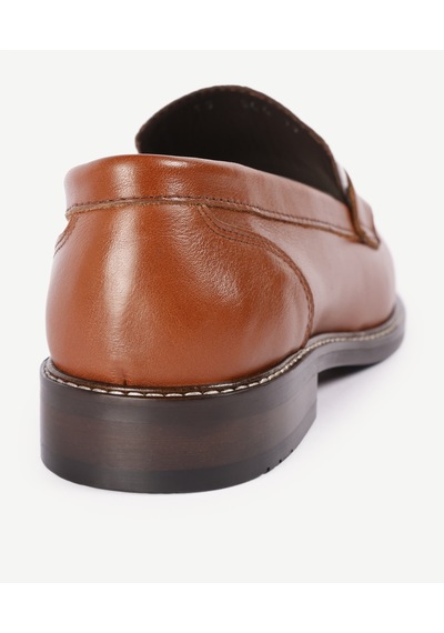 Yargıcı Maskülen Retro Loafer Kahverengi