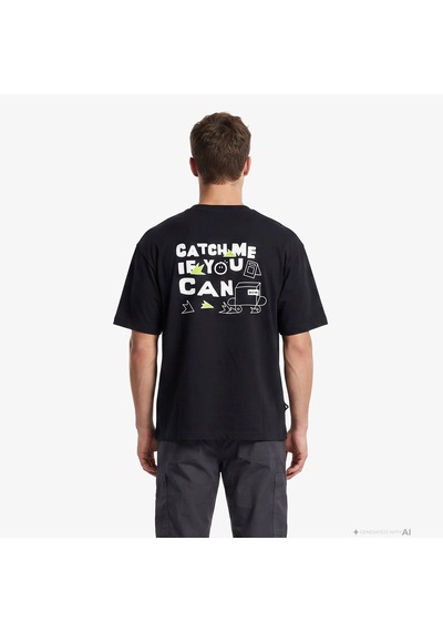 Anta Diary Of Skater Erkek Siyah T-shirt 872628106 2800282