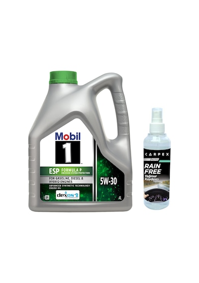 Mobil 1 Esp Formula P 5W-30 Motor Yağı 4 L + Carpex Cam Yağmur Kaydırıcı