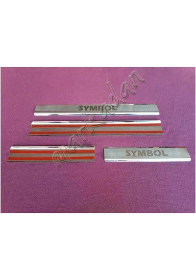 Woc Chrome Renault Symbol Kapı Eşiği 2009-2012 4 Parça  Paslanmaz