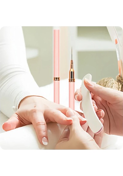 Lulaa Nail Art Liner Fırçalar Boyama Detay Tırnak Fırçaları Nail Art Süsleyen Black