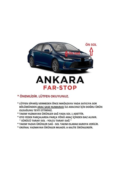 Nissan X-trail 2001 - 2006 Ön Far Lambası Sol