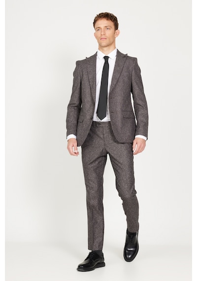 Altınyıldız Classıcs Erkek Kahverengı Ekstra Slim Fit Dar Kesim Kırlangıç Yaka Tweet Desenli Takım Elbise Kahverengi Altınyıldız Classıcs Erkek Kahverengı Ekstra Slim Fit Dar Kesim Kırlangıç Yaka Tweet Desenli Takım Elbise Kahverengi