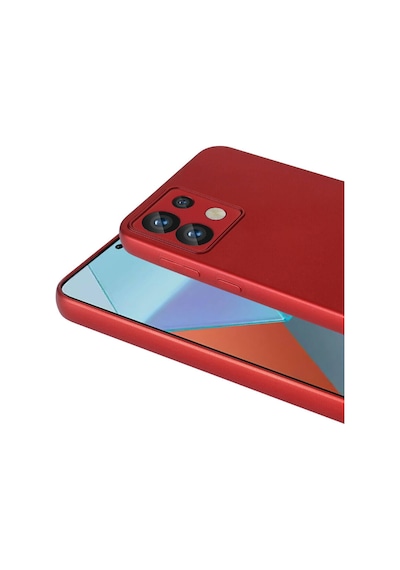 Noktaks - Xiaomi Uyumlu Xiaomi Redmi Note 13 Pro 5g - Kılıf Mat Renkli Esnek Premier Silikon Kapak - Saks Mavi