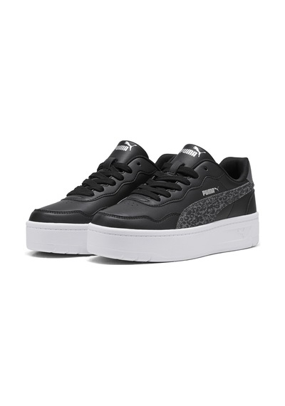 Puma Court Lally Skye Feline Kadın Siyah Sneaker Ayakkabı 40825101