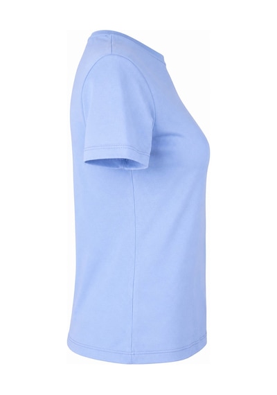 Trender Çapka Baskı Mavi Kadın T-shirt 6720