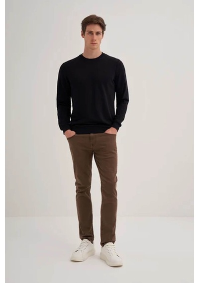Cazador Slim Fit Siyah Erkek Sweatshirt 56100