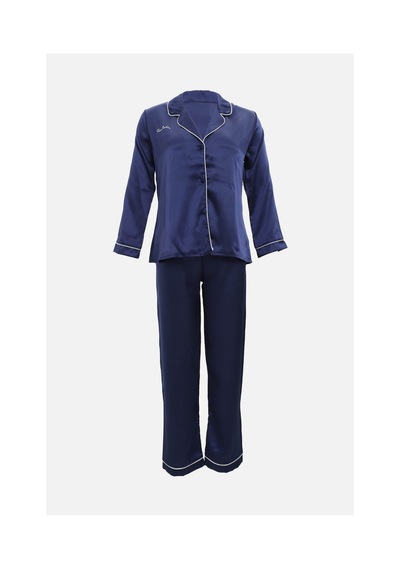 Pierre Cardin Kadın Biyeli Saten Pijama Takımı 001