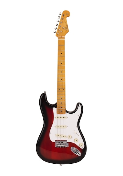 Sx Sst57+ 2Ts Stratocaster Elektro Gitar (Kılıf+Askı+Jak+Pena)