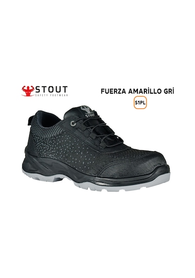 Stout İş Ayakkabısı Kompozit Burunlu Dd 52 Fuerza Amarillo S1p Gri - 43 Gri