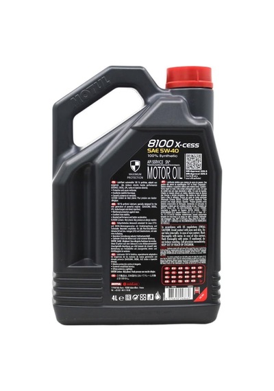 Motul 8100 X-Cess 5W-40 Tam Sentetik Motor Yağı 2 x 4 L