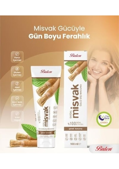 Doğal Misvak Özlü Diş Macunu 100 Ml