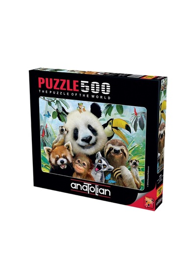 Anatolian 500 Parça Puzzle 3596 Hayvanat Bahçesi Selfie