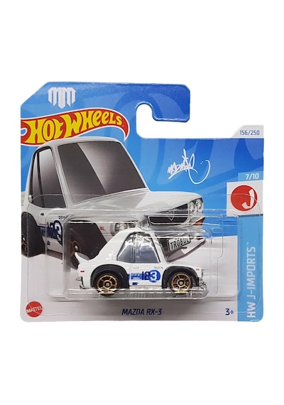 Hot Wheels Mazda Rx-3 Tooned Beyaz
