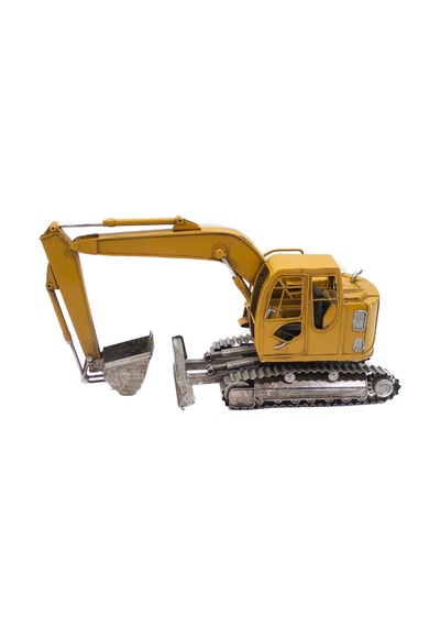Dekoratif Metal Ekskavatör İş Makinesi C0794