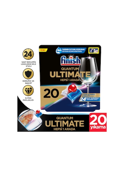 Finish Quantum Ultimate Bulaşık Makinesi Deterjanı 20 Tablet Finish Quantum Ultimate Bulaşık Makinesi Deterjanı 20 Tablet