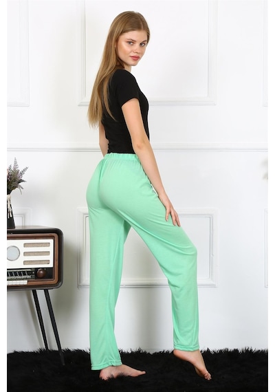 Akbeniz Kadın Pamuklu Tek Alt Pijama 27496 - L Fıstık Yeşili