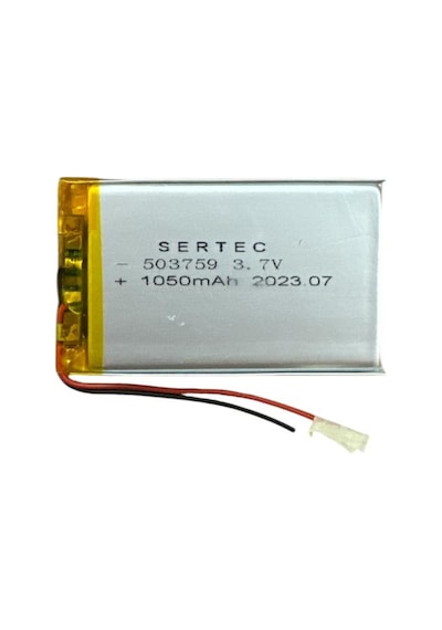 503759 3.7v 1200 Mah Li-polymer Pil Devreli/1.5a
