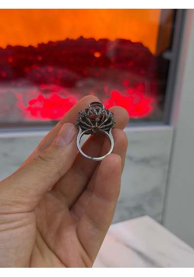 Pembe Turmalin Elmas Yüzük 366