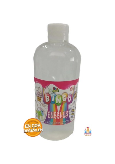 Köpük Çıkarma Suyu Baloncuk Sıvısı Köpük Tabancası Baloncuk Likiti 500 Ml 3 Adet