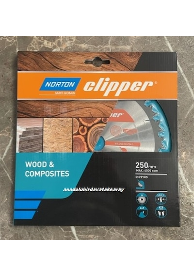 Norton Pro 250mm Sunta Mdf Kesici Alüminyum Profil Kesme Testeresi France