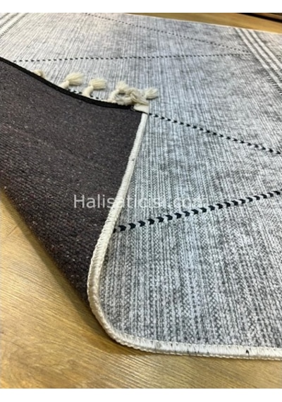 Salerno Çamaşır Makinesinde Yıkanabilir Kilim Halı Hs1026 Çok Renkli